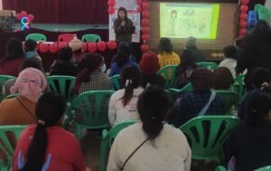 A small community gathering for a world TB day